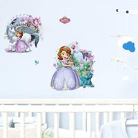 Walplus kids decoratie sticker - disney sofia het prinsesje