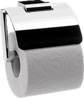 Emco System 2 toiletrolhouder met klep, chroom