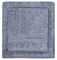 Marc O'Polo Melange Blue & Off White-6 x Gastendoekjes (30 x 50 cm)