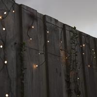 Led Lichtervorhang Icicle Lights 175 Lichter 7,5 m schwarz Weihnachtslichterketten - Kaemingk
