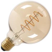 Calex LED volglas Flex Filament Globelamp 240V 4W 200lm E27 G125, Goud 2100K Dimbaar