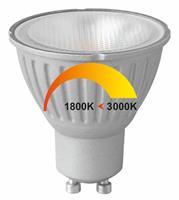 GU10 6Watt LED-lamp Dim to Warm