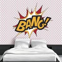 Fotobehang - BANG! , popart