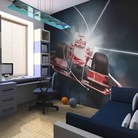 Fotobehang - Snelheid en dynamiek van de Formule 1