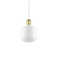 Normann Copenhagen Amp Lamp Brass Hanglamp Small - Wit