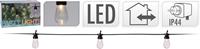 ProGarden LED-Party-Lichterkette 20 Leuchtmittel 12V Transparent