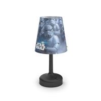 Philips LED Kinder Nachttischlampen Star Wars Stormtrooper, Schwarz, Kunststoff, 717963016
