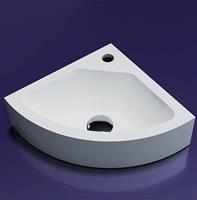 Lambinidesigns Corner solid surface fontein 30x30x10cm