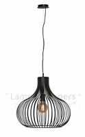 Freelight Hanglamp Aglio Mat Zwart 48cm