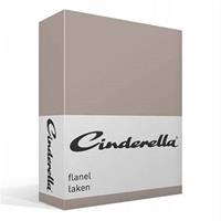 Cinderella laken flanel - taupe - 240x270 cm
