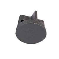 Leen Bakker Gordijnroede knop Endcap 28 mm - gewalst staal (2 stuks)
