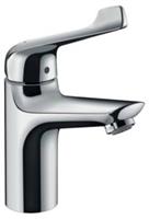 hansgrohe Waschtischarmatur »Novus 100« Einhebel mit extra langem Griff mit Zugstangen-Ablaufgarnitur Chrom