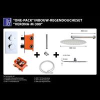 Best Design One-Pack Inbouw-Regendoucheset Verona-M-300