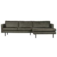 BePureHome Chaise Longue Rodeo rechts Army