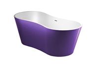 Best Design Vrijstaand Bad Color-Purplecub 174x77x58cm