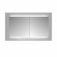 sanicare Spiegelkast  Qlassics Ambiance 90 cm 2 Deuren Schots-Eiken 