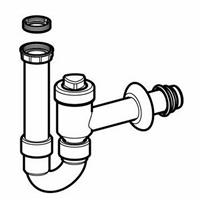 Geberit Uitlaatbocht G1 1/2x40 OM Universal (152860111)