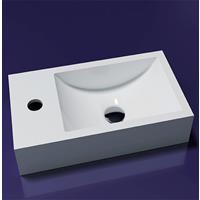 Lambinidesigns Recto solid surface fontein 40x22x10cm links