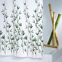 RIDDER Duschvorhang Bambus 180×200 cm Grün