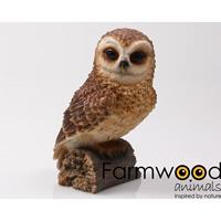 Eigen merk Farmwood Animals Uil 13 cm