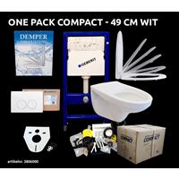 Best Design Geberit One Pack Compact 49 cm wit