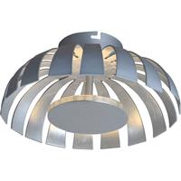 Lutec Flare 9017 S si LED-plafondlamp 10 W Warm-wit Zilver