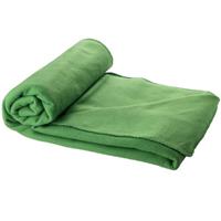 Fleece deken groen 150 x 120 cm Groen