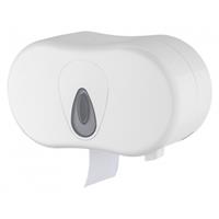 Toiletpapierdispenser , 2rolshouder kunststof (kokerloos), ABS kunststof