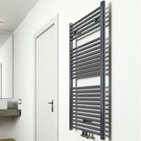 Sanigoods Inola handdoek radiator 110x60cm zwart 540Watt