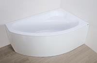 Plazan Ekoplus badkuip met paneel 150x85cm wit rechts inclusief potenset