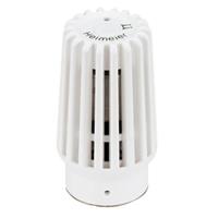 Heimeier Thermolux B radiatorthermostaatknop recht wit aansluiting op radiatorafsluiter M30x1.5 vandaalbestendig
