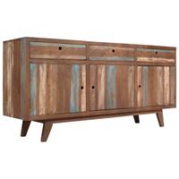 vidaXL Sideboard Massivholz Vintage 145 x 40 x 75 cm 