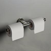 Hotbath Cobber Toiletrolhouder dubbel Geborsteld Messing PVD CBA05BBP