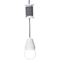 Leitmotiv Spool hanglamp (Kleur: wit/zwart)