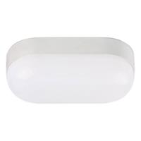 BSE LED Tuinverlichting - Buitenlamp - Stella 15 - Wand - Kunststof Mat Wit - 15W Natuurlijk Wit 4200K - Ovaal