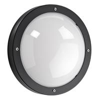 Sglighting SG Primo LED plafondlamp E27 mat zwart rond IP65 IK10 614570