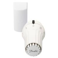 Danfoss RAE 5056 radiatorthermostaatknop recht wit aansluiting op radiatorafsluiter click 22 met diefstalbeveiliging