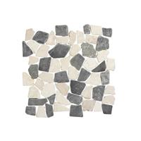 Terred'azur Mix White Grey natuursteen mozaiek 30x30