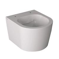 Luca Wandcloset Sanitair Forty 3 43x36 cm Compact Rimless Wit - Wandcloset Exclusief Toiletzitting