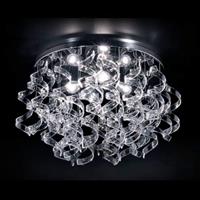 Mettallux Heldere plafondlamp Crystal, diameter 70 cm