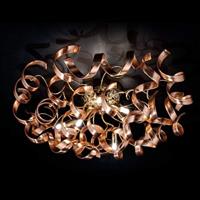 Mettallux Sierlijke koperen plafondlamp Copper