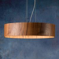 Domus Notenhout hanglamp Lara Wood met LED's