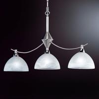 FISCHER & HONSEL 3-lichts hanglamp AMSTERDAM matnikkel