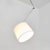 Lampenwelt.com Stoffen plafondlamp Jolla met wandbeugel