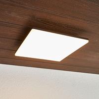 Lampenwelt.com Vierkante LED plafondlamp Henni voor buiten