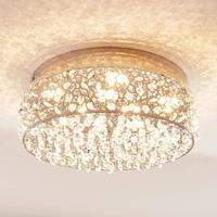 Lampenwelt.com Schitterende LED plafondlamp Felias, ronde vorm