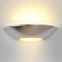 J. Holländer Eenvoudige wandlamp Matteo zilver