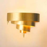 J. Holländer Elegante wandlamp CICLONE in goud