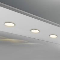 Evotec Moderne inbouwverlichting CUBIC 68 - rond nikkel