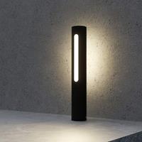 Lampenwelt.com Tomas - LED sokkellamp in donkergrijs